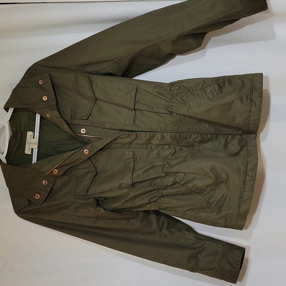 H&M Jackets & Blazers - H&M Green Army Jacket
